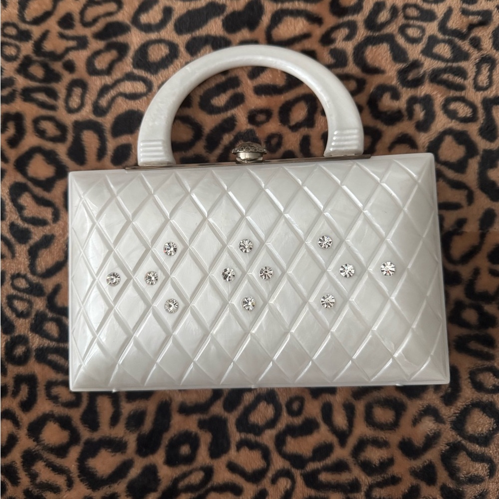 Vintage Art Deco 50s Lucite Purse